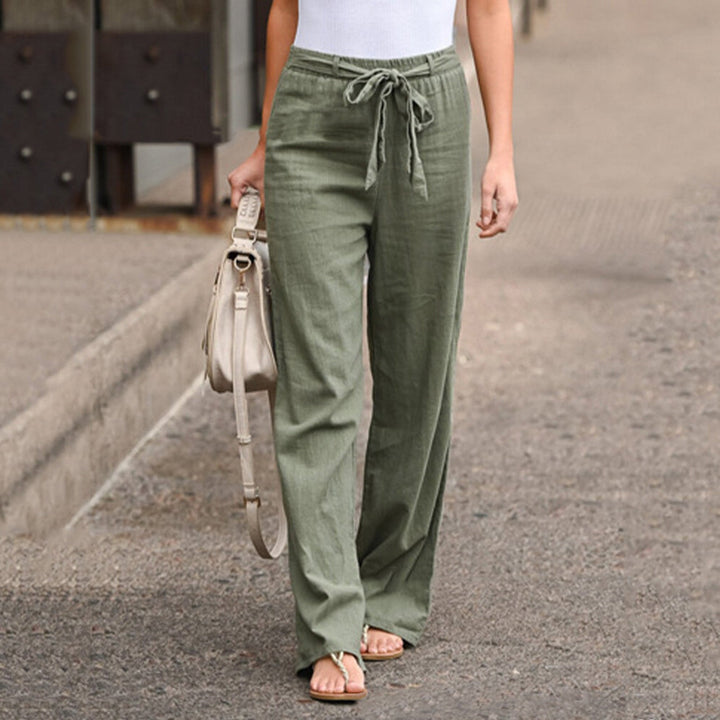 Stylish linen trousers for women - Florence Collection