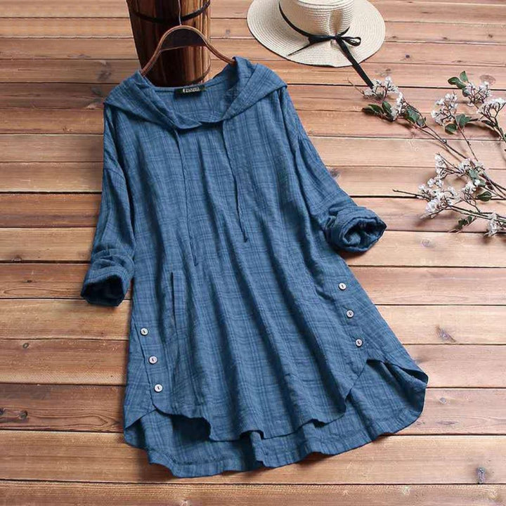 Kasja - Trendy Tunic Dress with Stylish Hoodie