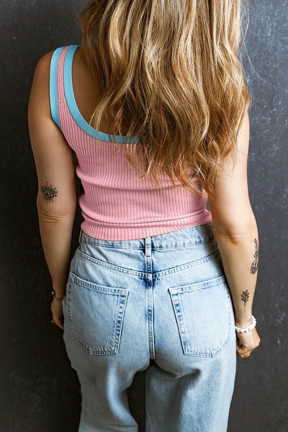 Madel - Stylish Ribbed Sleeveless Shirt for Women