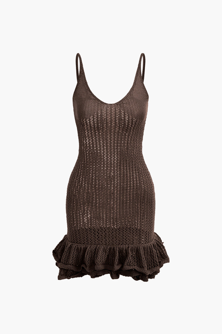 Sienna™ - Open Knit Mini Dress