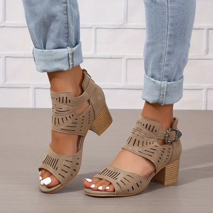 Emmeline - Stylish Women's Sandals with Trendy Thick Heel