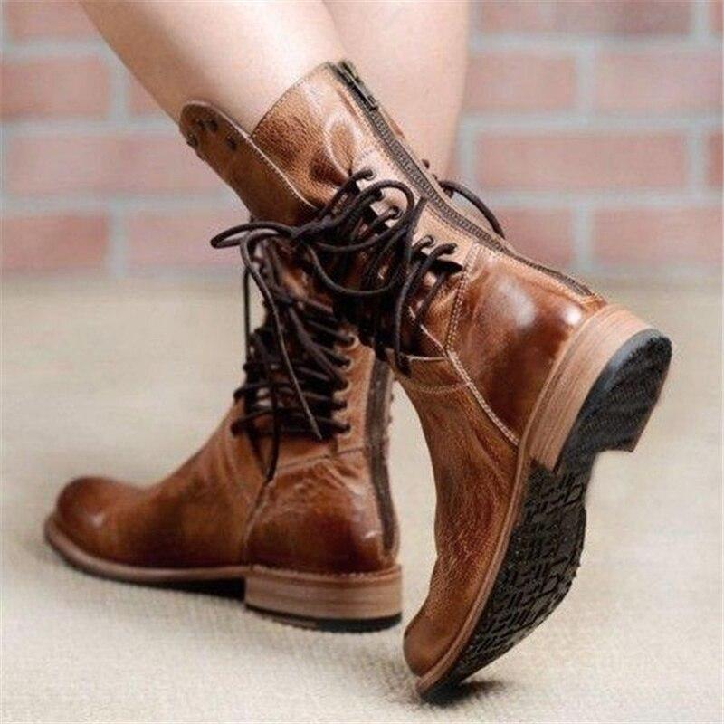 Pamper your feet with the stylish Delilah leather boots, perfect for the autumn season!