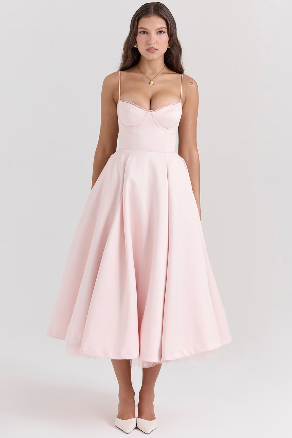 Vanna™ - Elegant satin party dress