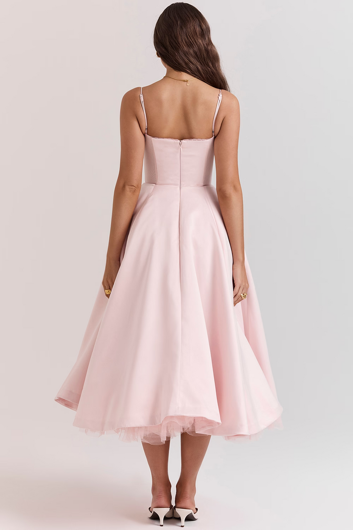 Vanna™ - Elegant satin party dress