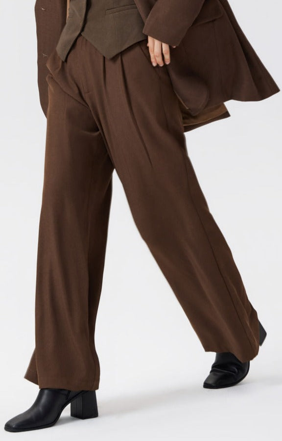 Lisa™ - Solid Straight Wide-Leg Pants