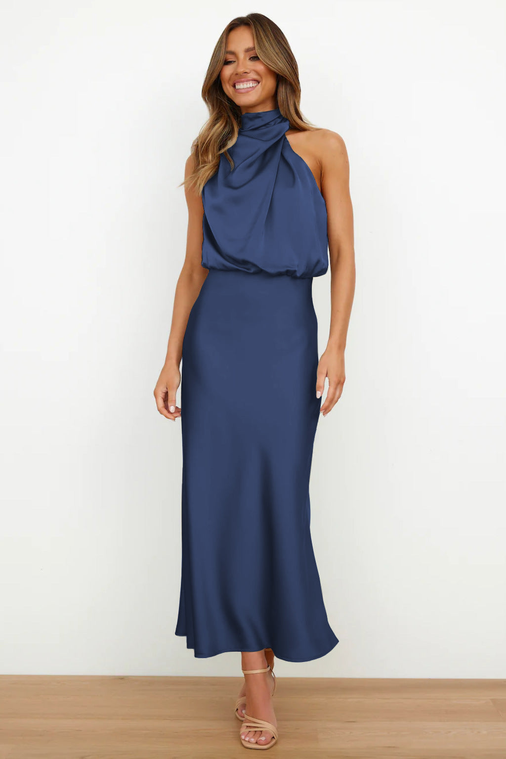 Rosa™ - Elegant Satin Evening Dress