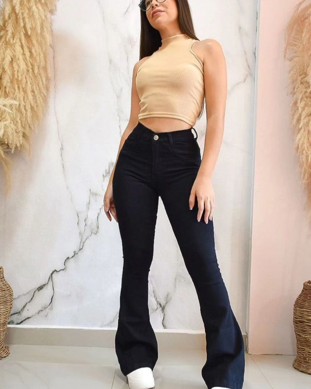 Lucy™ - High Waist Flair Jeans