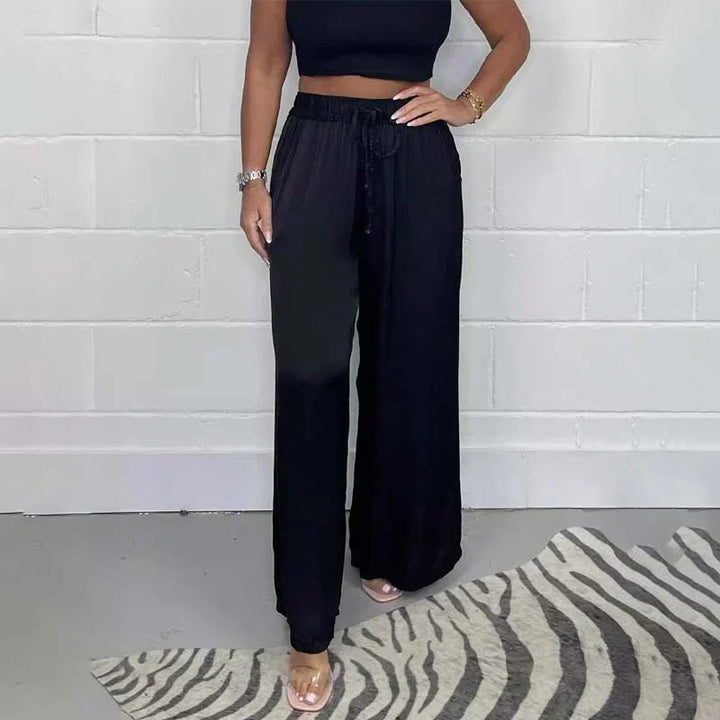 Edna - Comfortable Trousers with Elastic Waistband for Optimal Fit