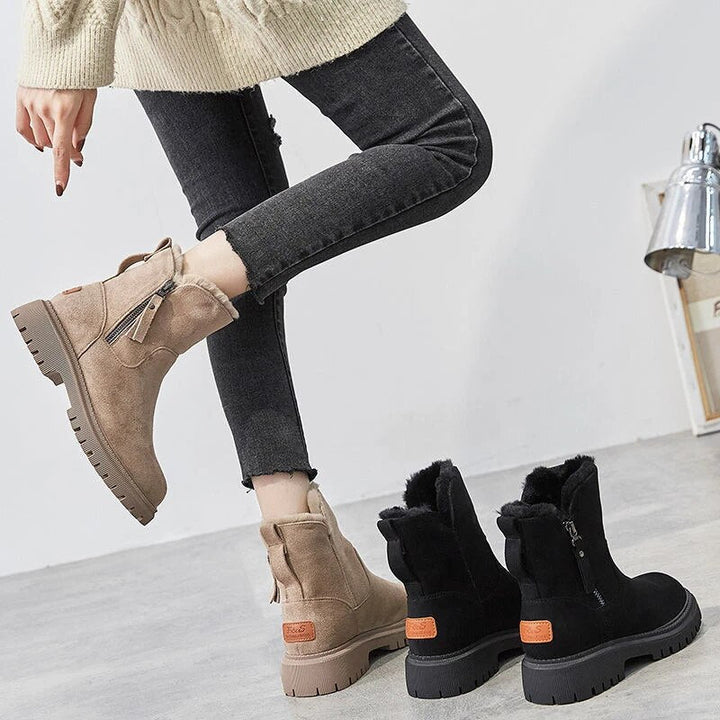 Gabriela - Stylish and Warm Women's Boots with Practical Zipper