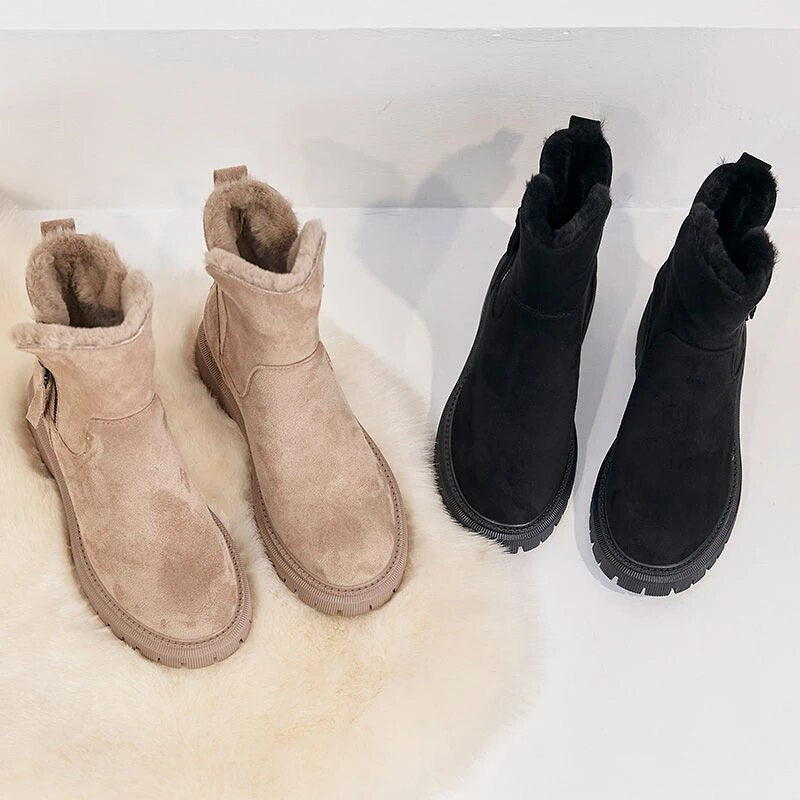 Gabriela - Stylish and Warm Women's Boots with Practical Zipper