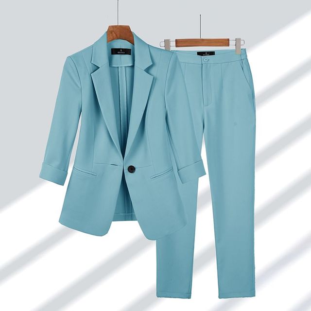 Abigail™ - Basic Blazer & Hose Set