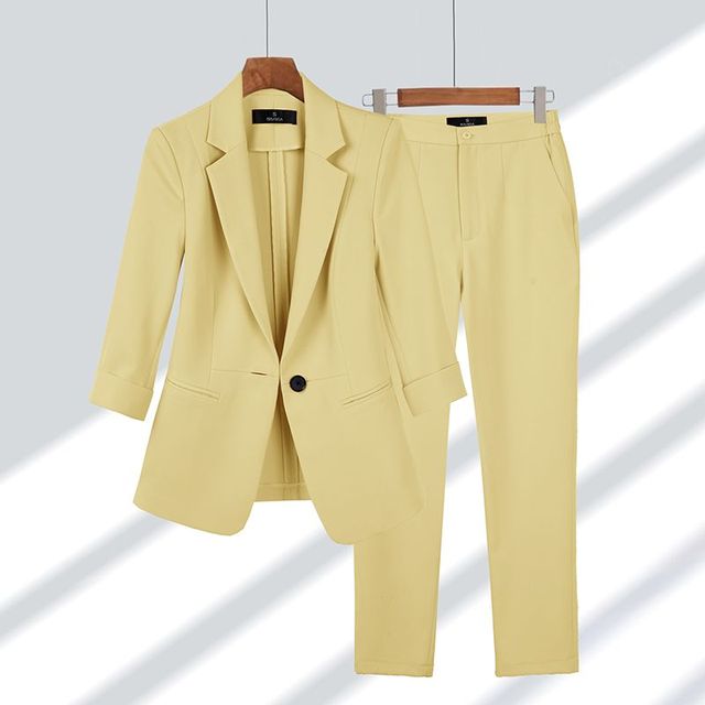 Abigail™ - Basic Blazer & Hose Set