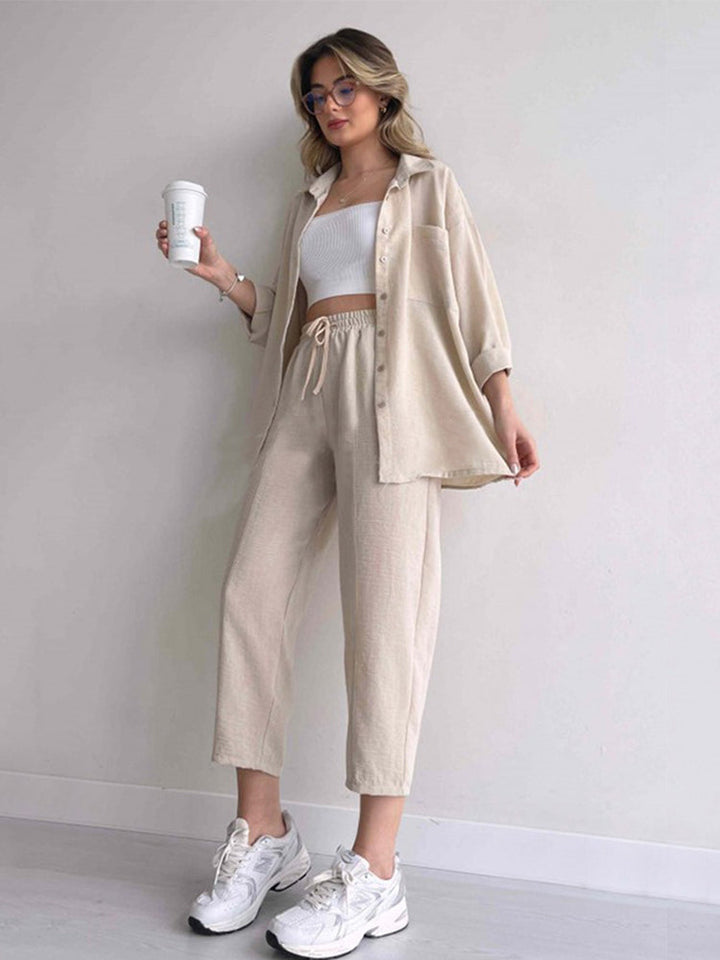 Alexis™ Linen Two Piece Set