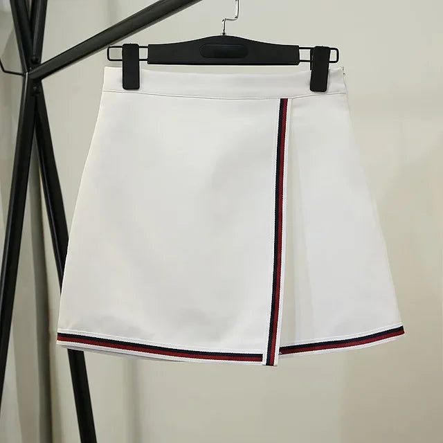 Wilma - Contrasting Piping Skirt