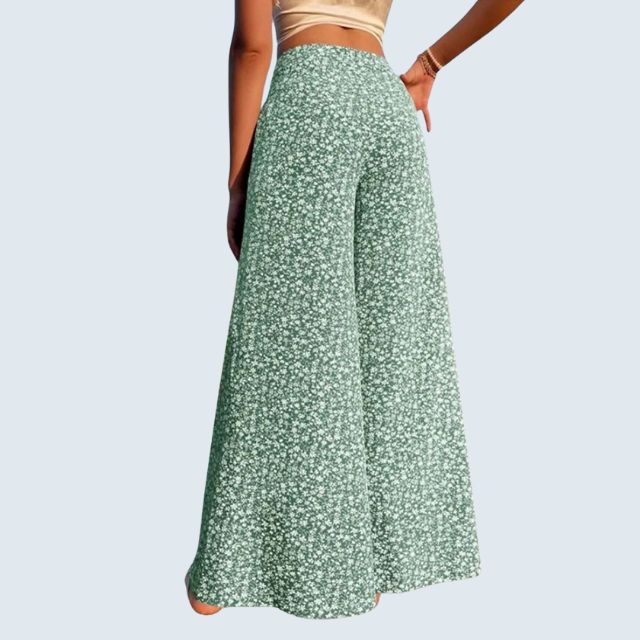 Galina - Floral print Wide Skirt