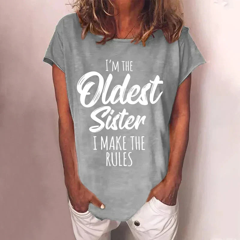 Myra - Stylish and Comfortable Summer T-shirt with Trendy Print for Women