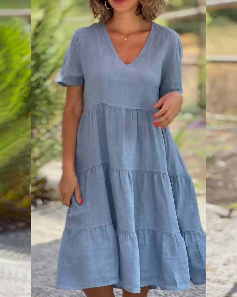 Elsie™ - Elegant Cotton Summer Dress