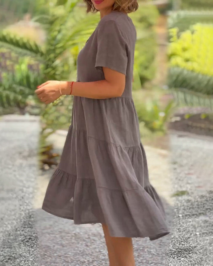 Elsie™ - Elegant Cotton Summer Dress