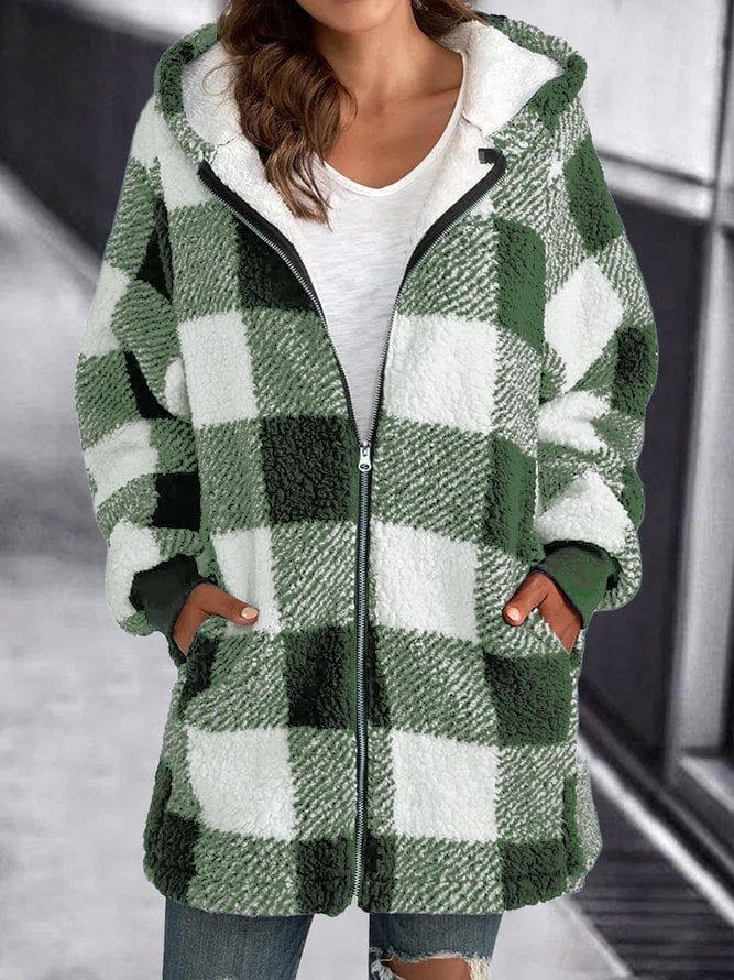 Grace™ - Checkered Oversized Jacket