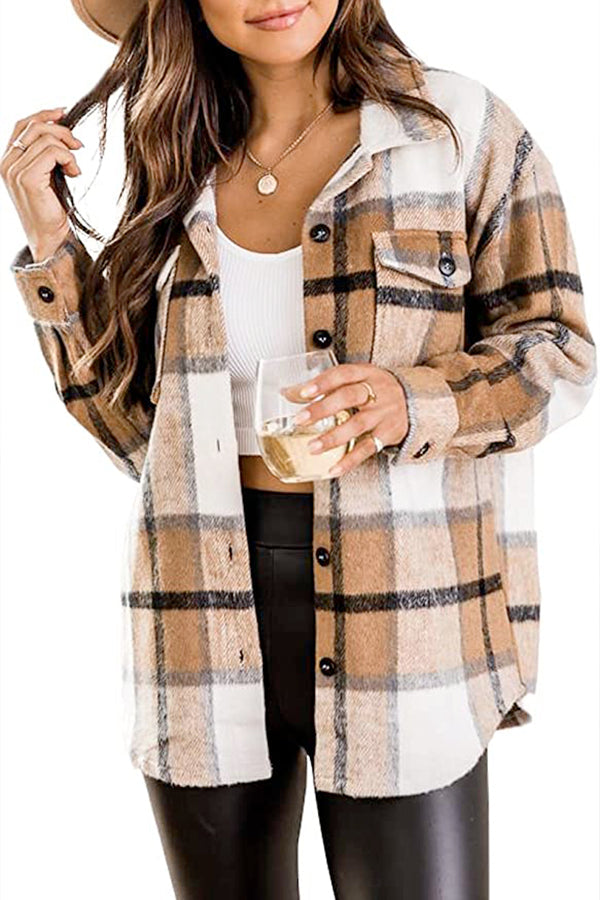 Bella™ Long Sleeve Plaid Flannel