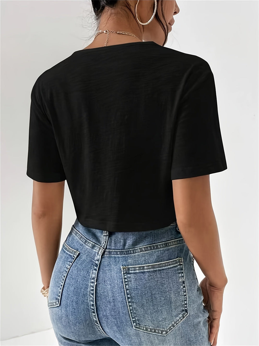 Women's T-Shirt with Unique Cherry Texture