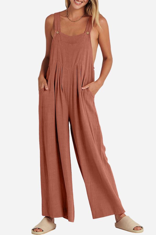 Bella™ - Wide Leg Overalls