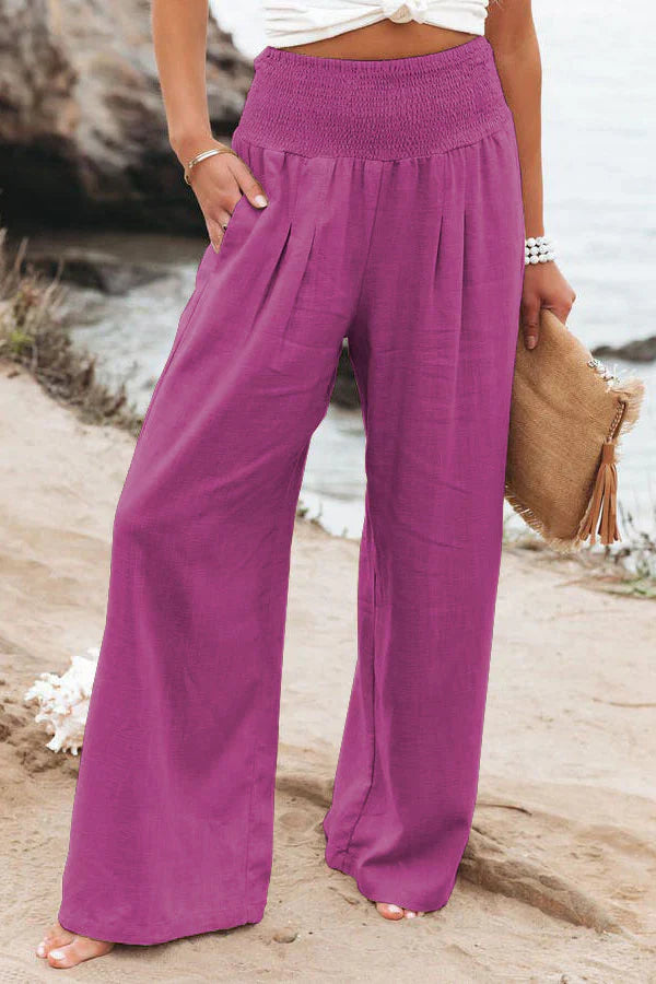 Stylish Alexandra - Cotton and linen trousers for Comfort and Elegance