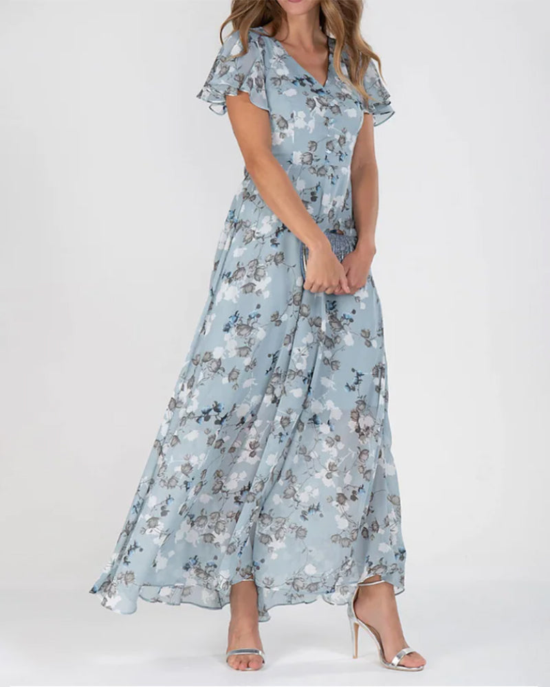 Victoria™ - Chic Floral Dress