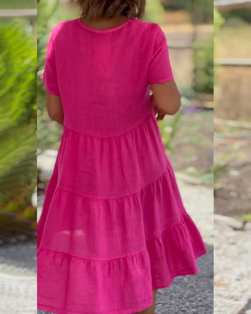 Elsie™ - Elegant Cotton Summer Dress