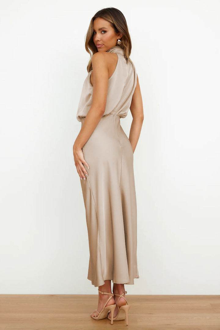 Rosa™ - Elegant Satin Evening Dress