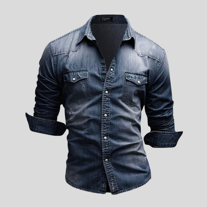 Nate™ - Modern Denim Shirt