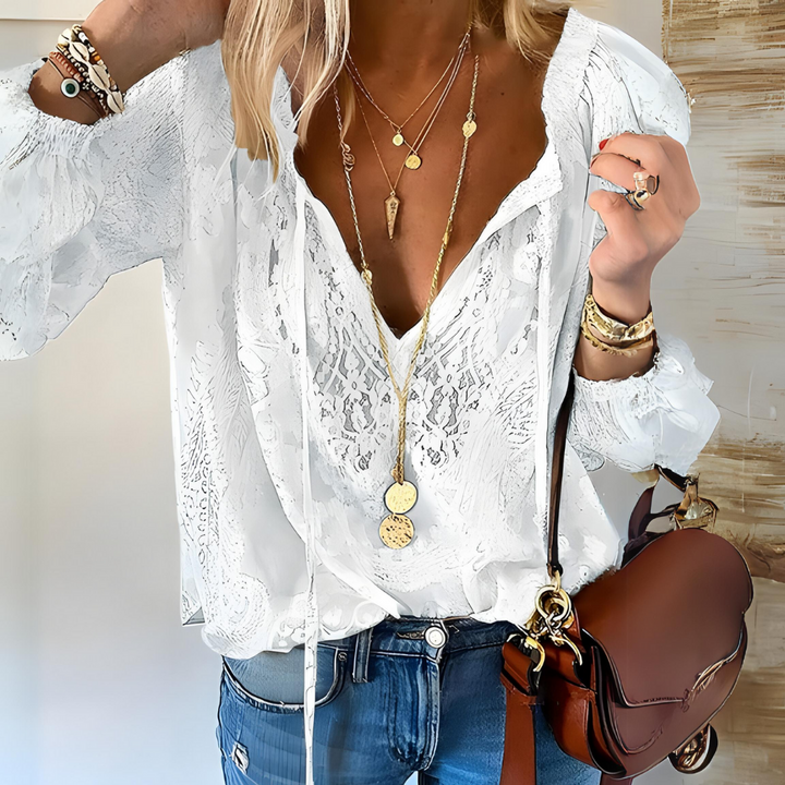 Sophie™ - Bohemian Lace Blouse