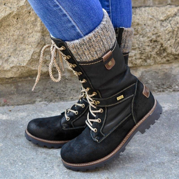 Dorcas - Elegant high-cut women's boots for a sophisticated look