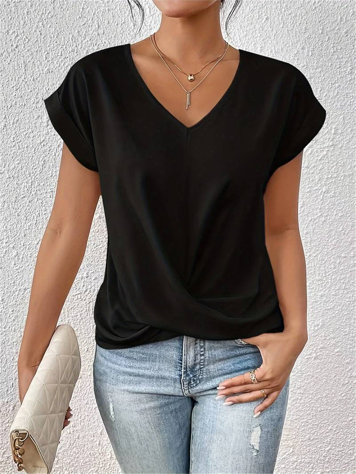 Paola™ - Elegant Short Sleeve T-Shirt