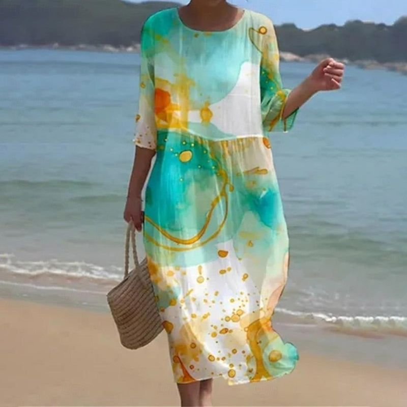 Mara™ - Elegant Floral Dress