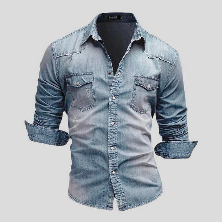 Nate™ - Modern Denim Shirt