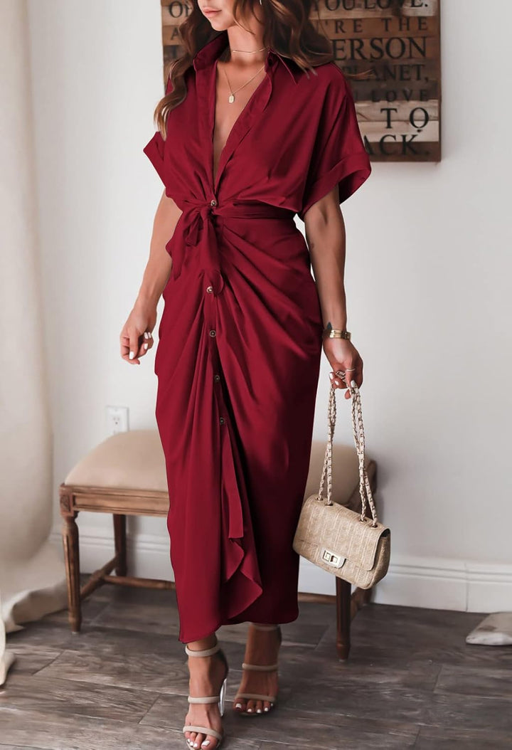 Annelies - Luxurious and Comfortable Wrap Dress for Every Occasion