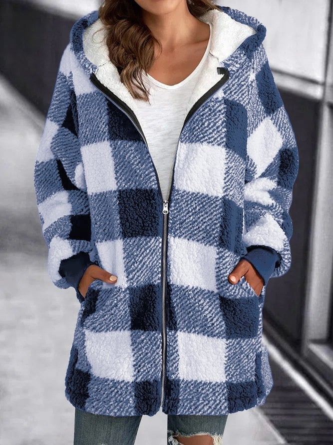 Grace™ - Checkered Oversized Jacket