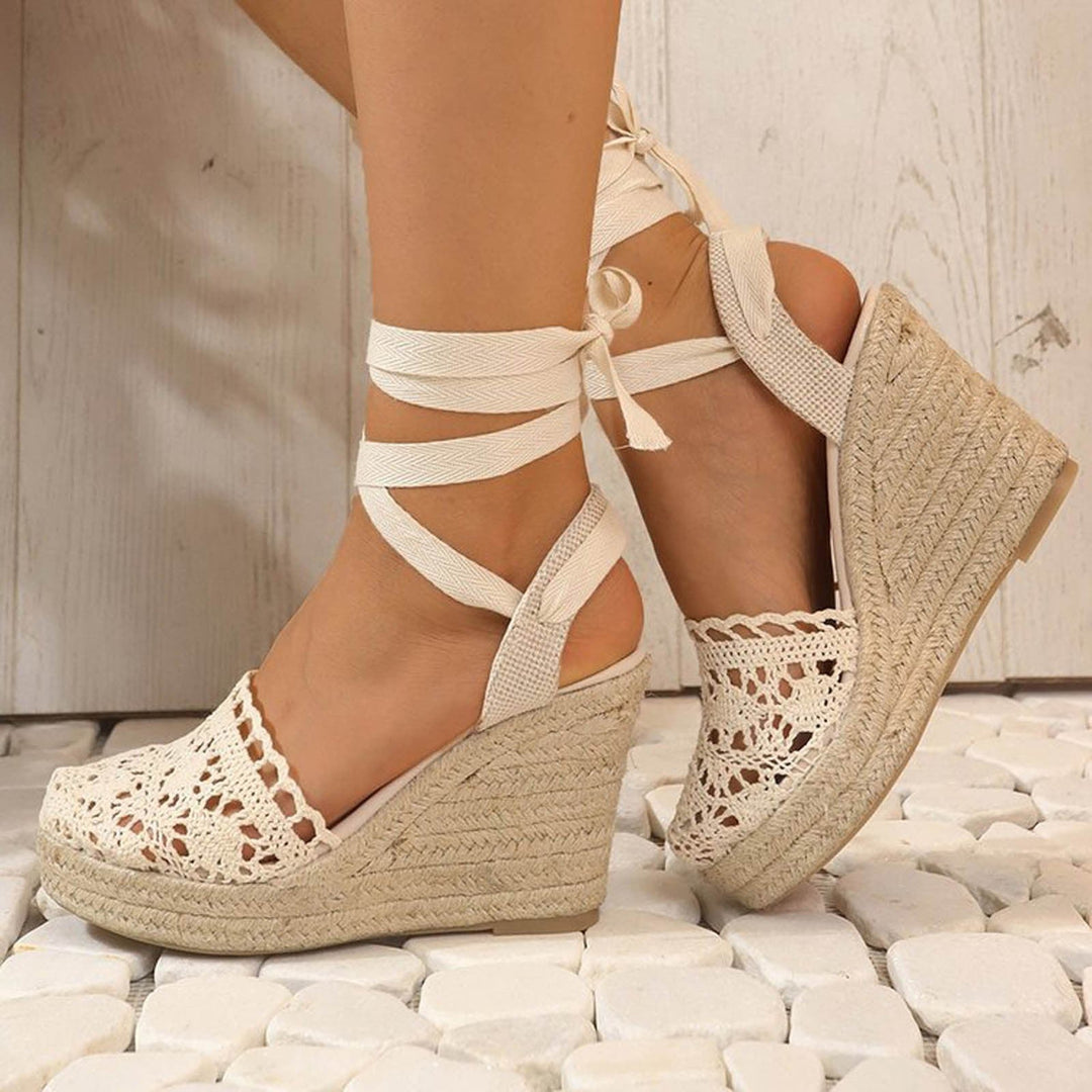 Elegant Elizabeth Wedge Heel Sandals for a Stylish Look