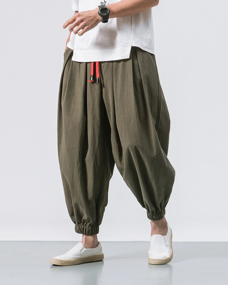 Ethan™ - Loose Cropped Pants