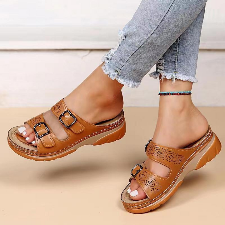 SoleEase™ - Leather Orthopedic Sandals