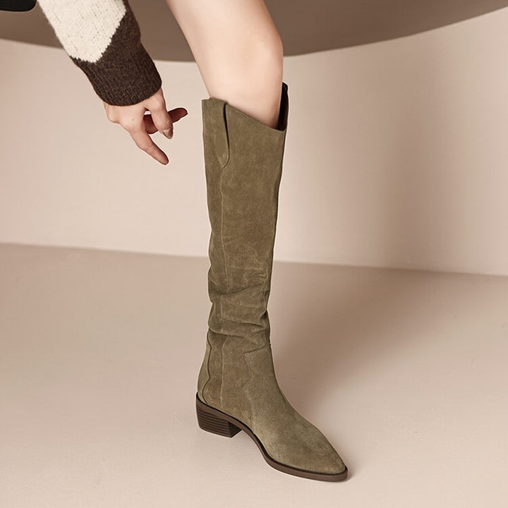 Zoe™ - Women's Long Tube Boots