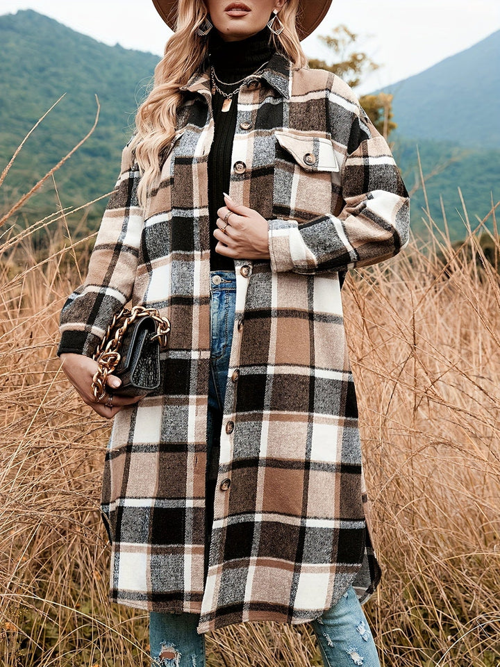 Hannah™ - Heritage Plaid Trench Coat