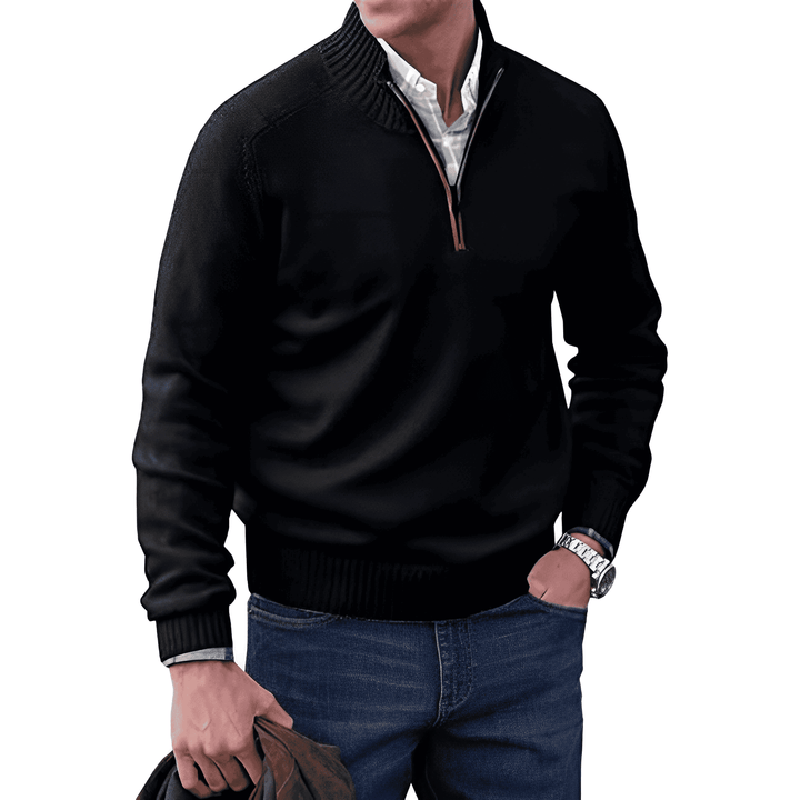 Luke™ - Polished Zip-Up Sweater