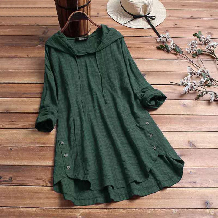 Kasja - Trendy Tunic Dress with Stylish Hoodie