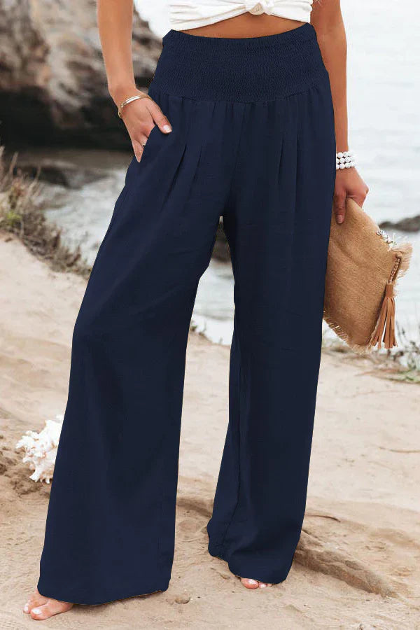 Stylish Alexandra - Cotton and linen trousers for Comfort and Elegance