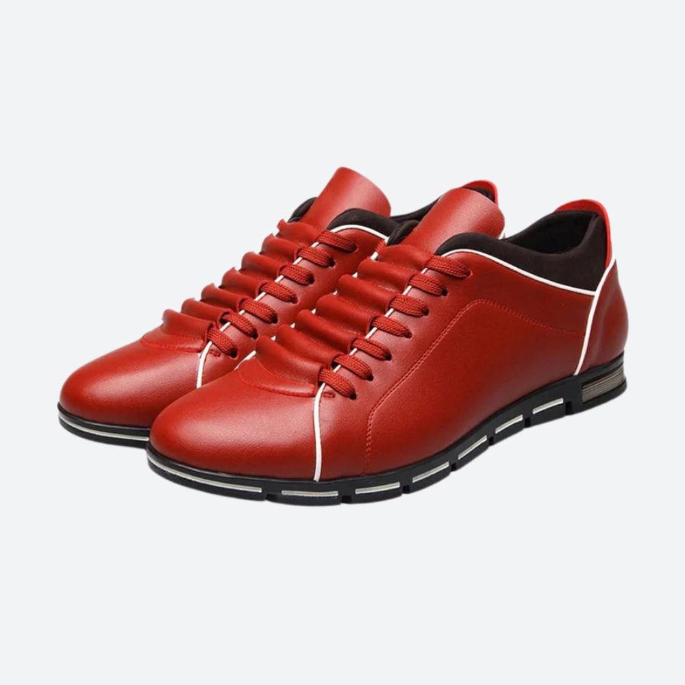 Stylish men's leather trainers - Aser for every occasion