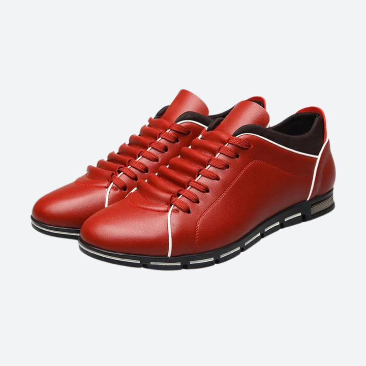 Stylish men's leather trainers - Aser for every occasion