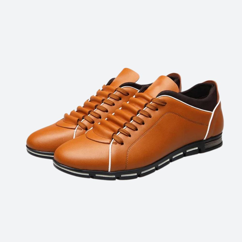Stylish men's leather trainers - Aser for every occasion