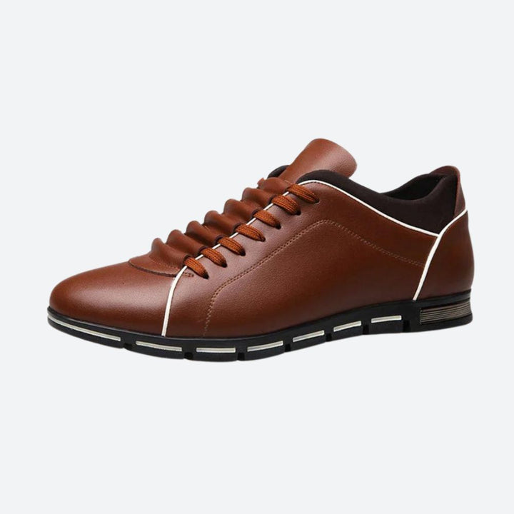 Stylish men's leather trainers - Aser for every occasion